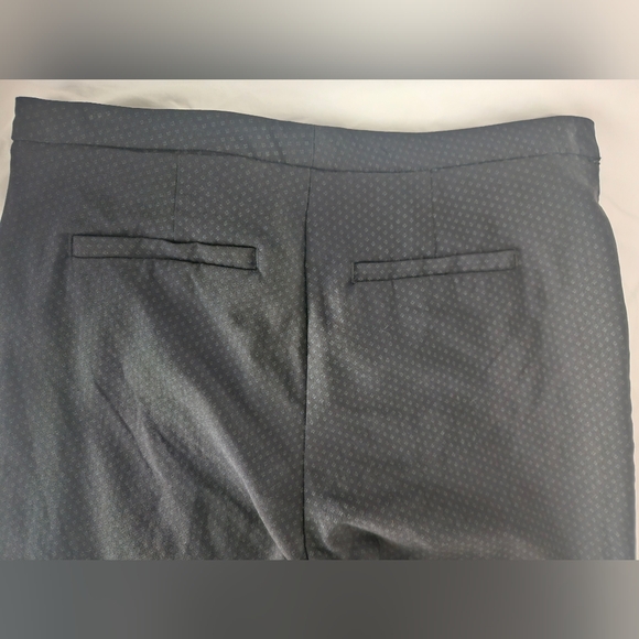 CROSBY. Madison Black Diamond Dot Straight Leg Pants | SZ 2 - Picture 6 of 9